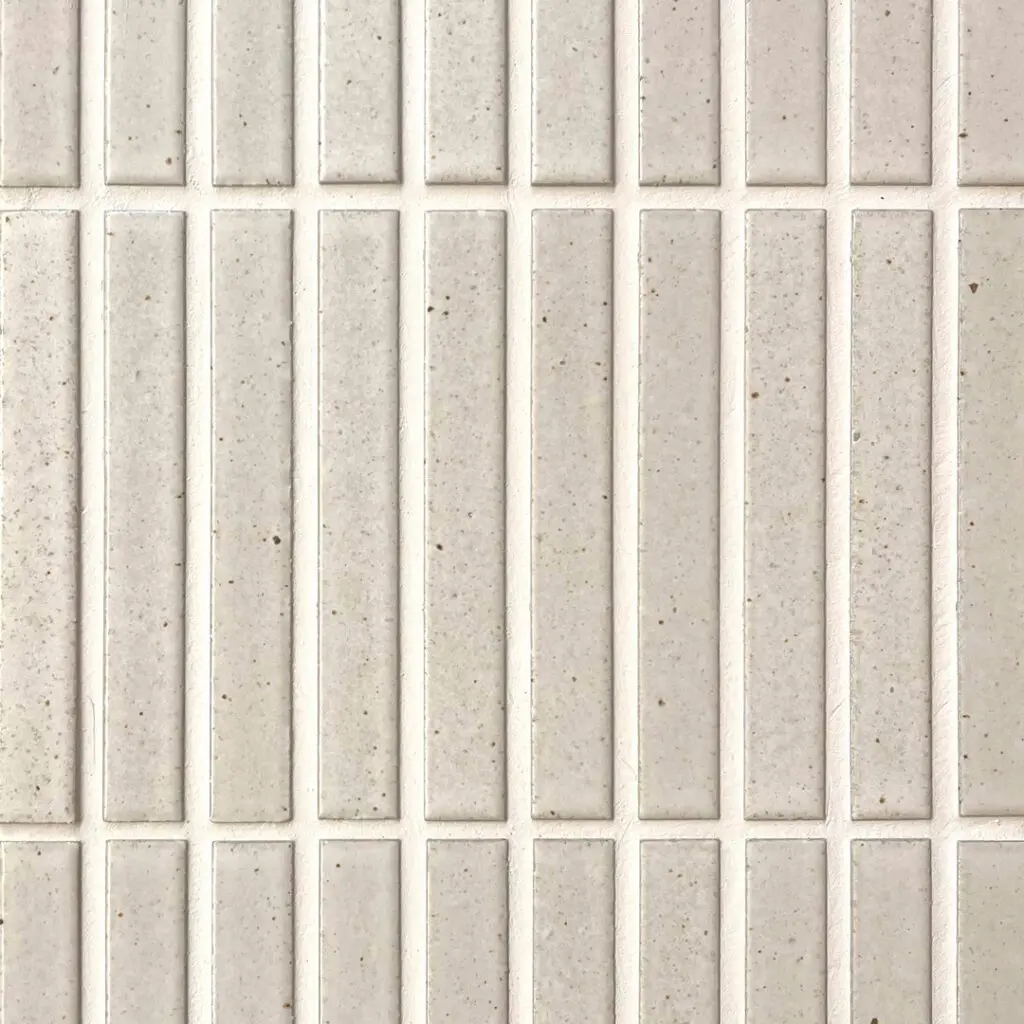 vit avlång japansk mosaik i keramik