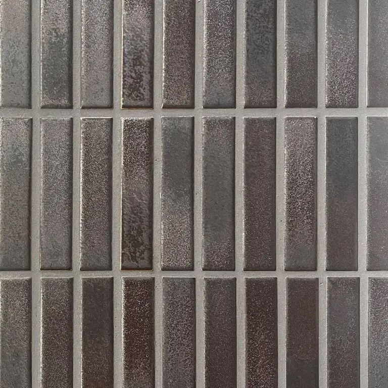 svart avlång japansk mosaik i keramik