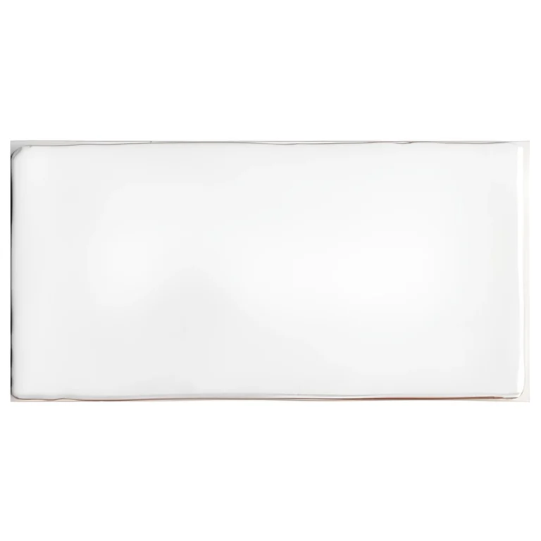 vit kakelplatta med måtten 7,5x15 cm