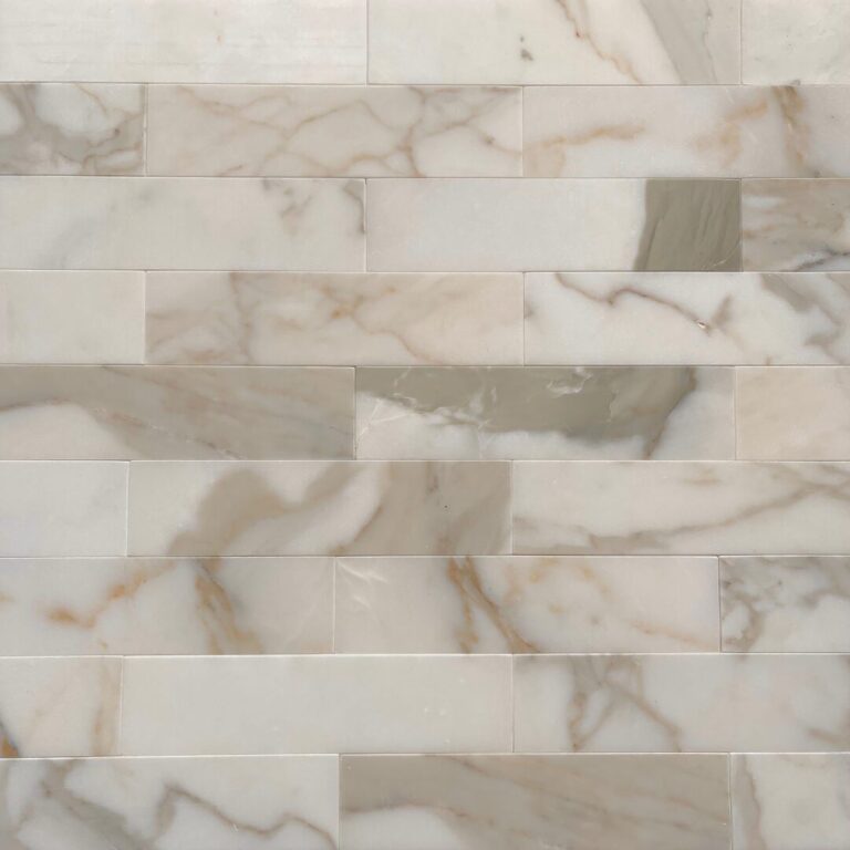 calacatta marmor på golv