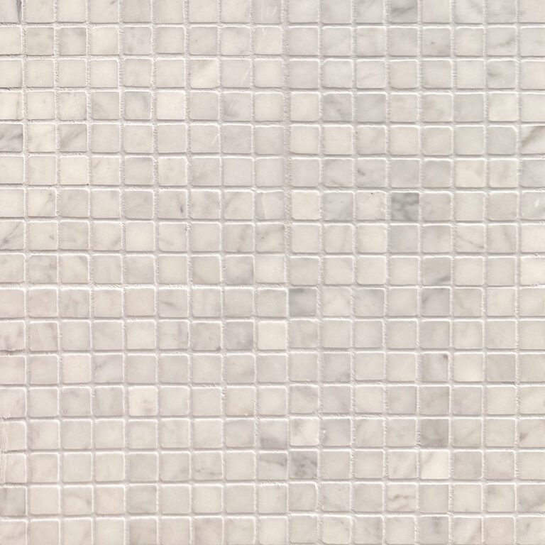 vit marmormoasik i carrara