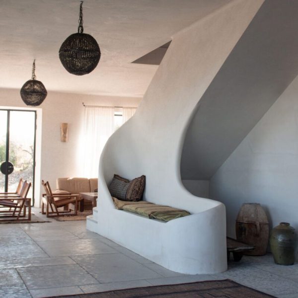 kalkstensgolv med design Stiltje