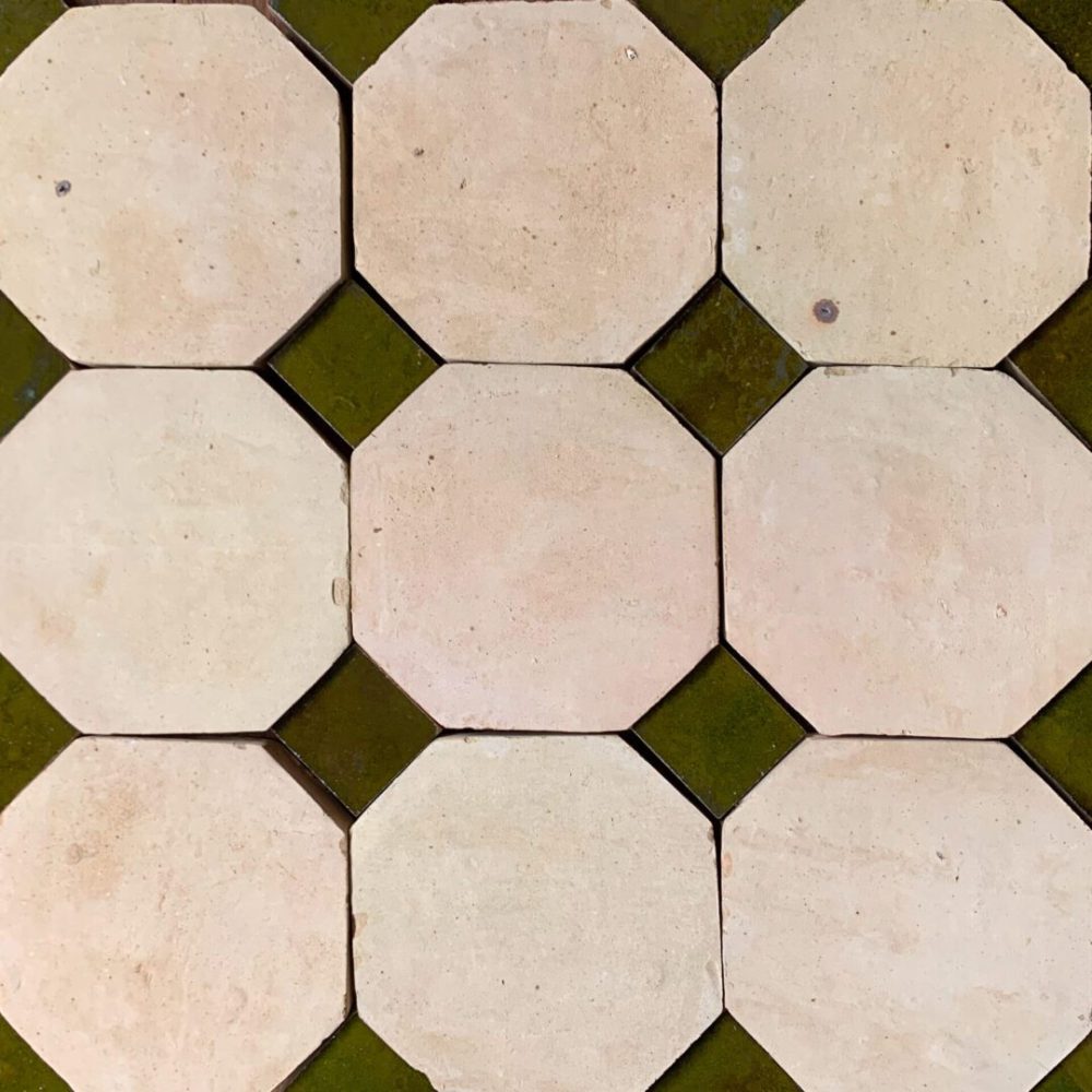 marockanskt zellige-kakel med inlägg