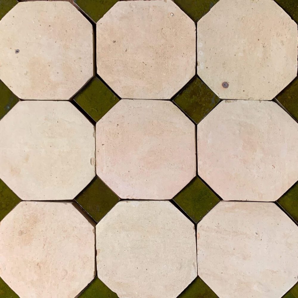 marockanskt zellige-kakel med inlägg