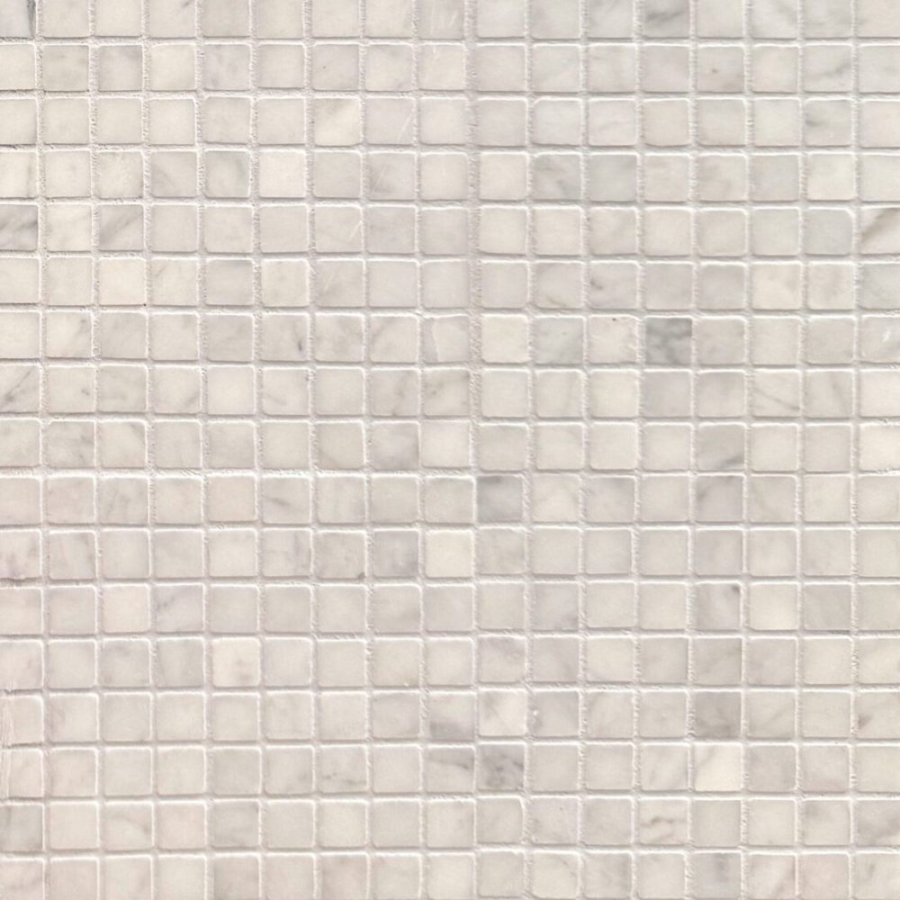 vit marmormoasik i carrara