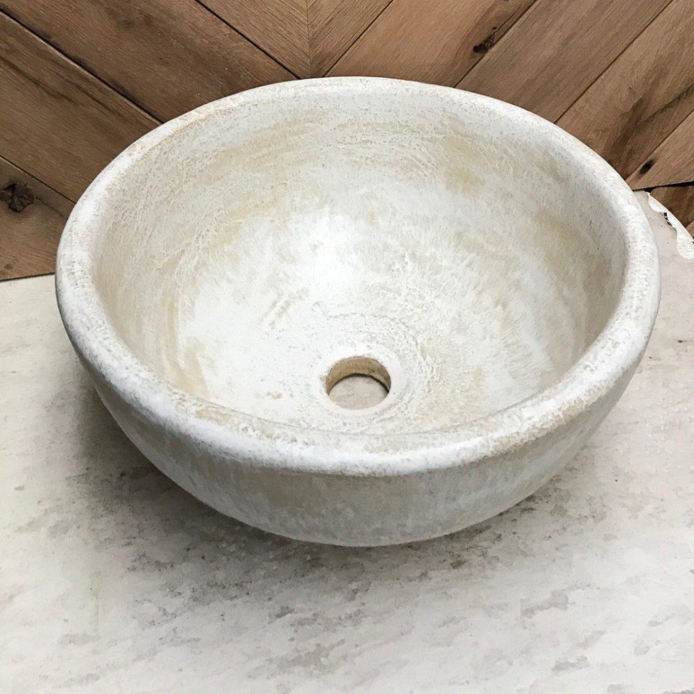 handgjort handfat i keramik