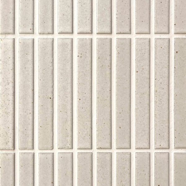 vit avlång japansk mosaik i keramik