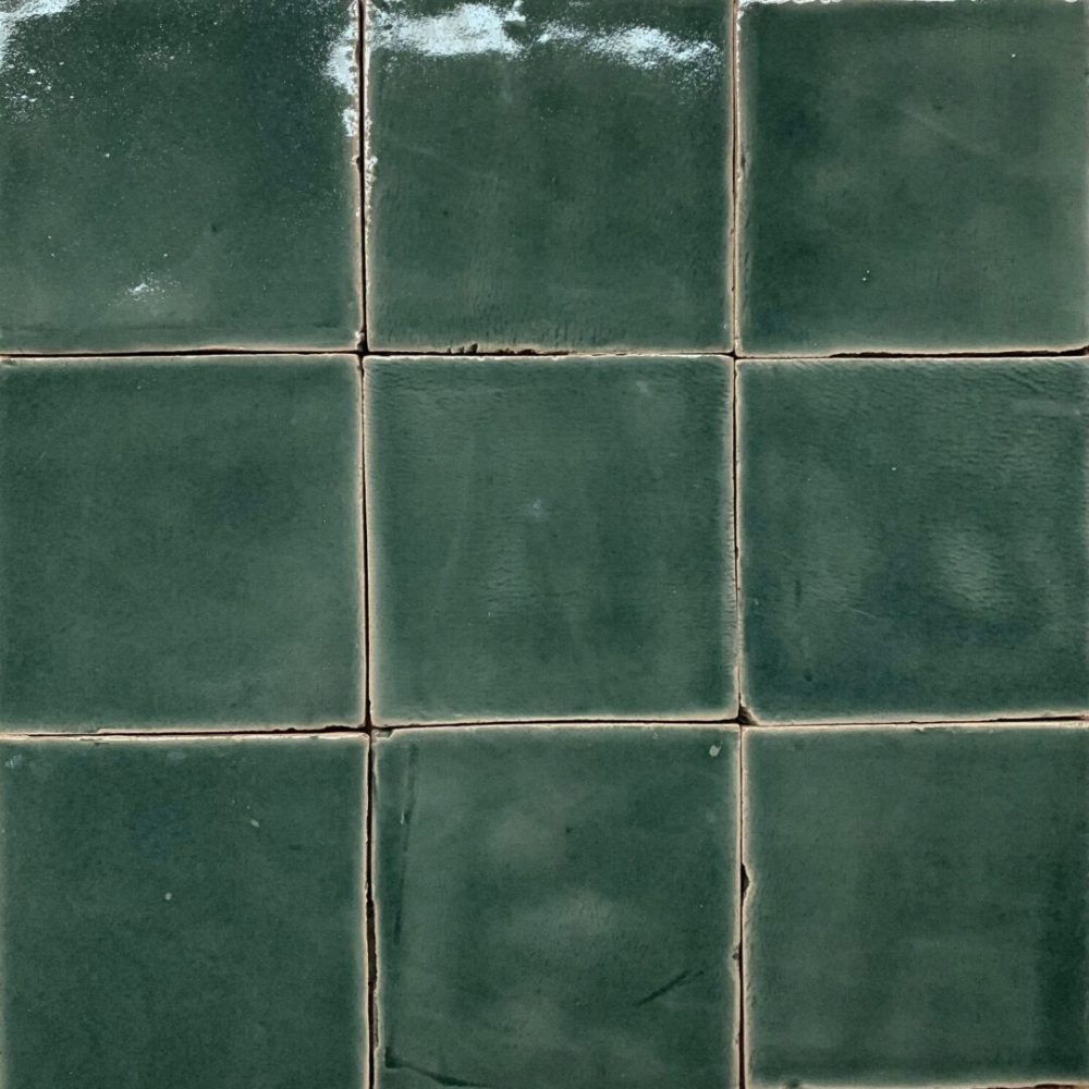 nertonat mörkgrönt kakel