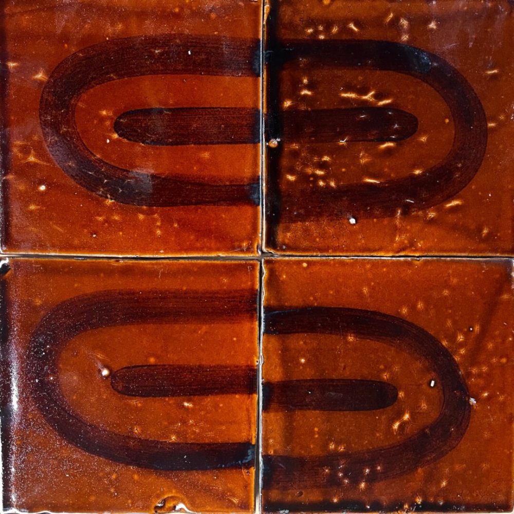 Kakelplattor med mönster inspirerat av afrika