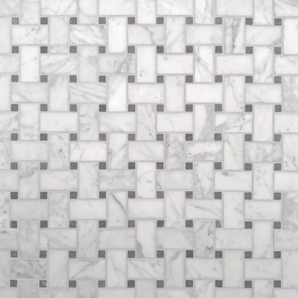 Basket Weave Carrara Grey med fogfärgen Ljusgrå