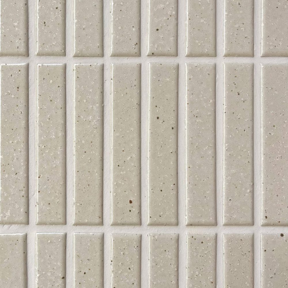 vit avlång japansk mosaik i keramik