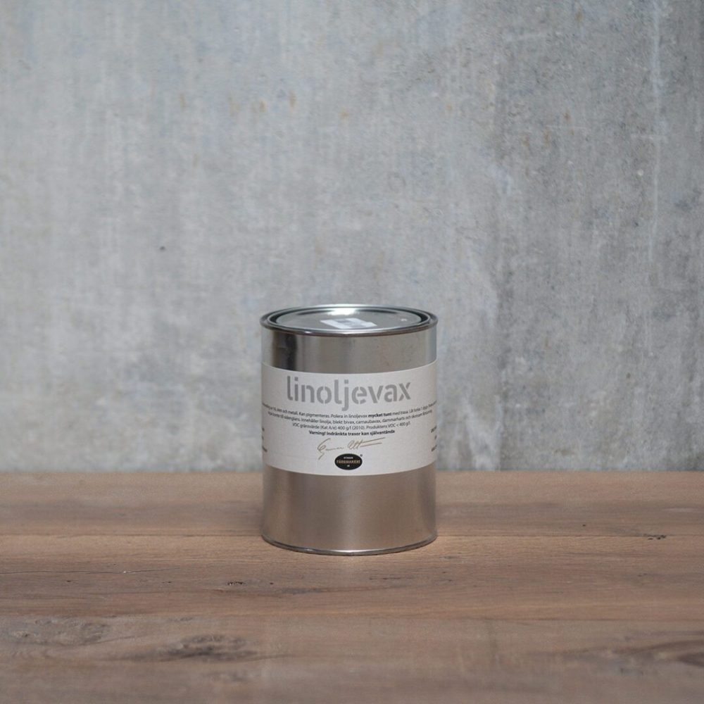 burk med ytbehandling linoljevax