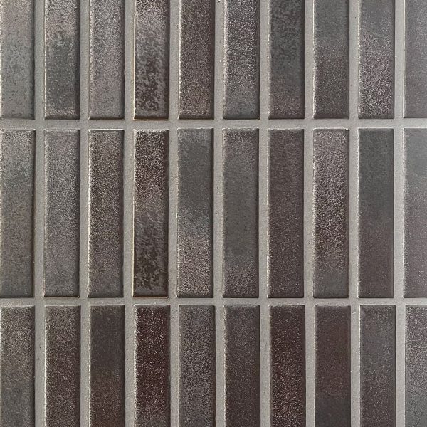 svart avlång japansk mosaik i keramik