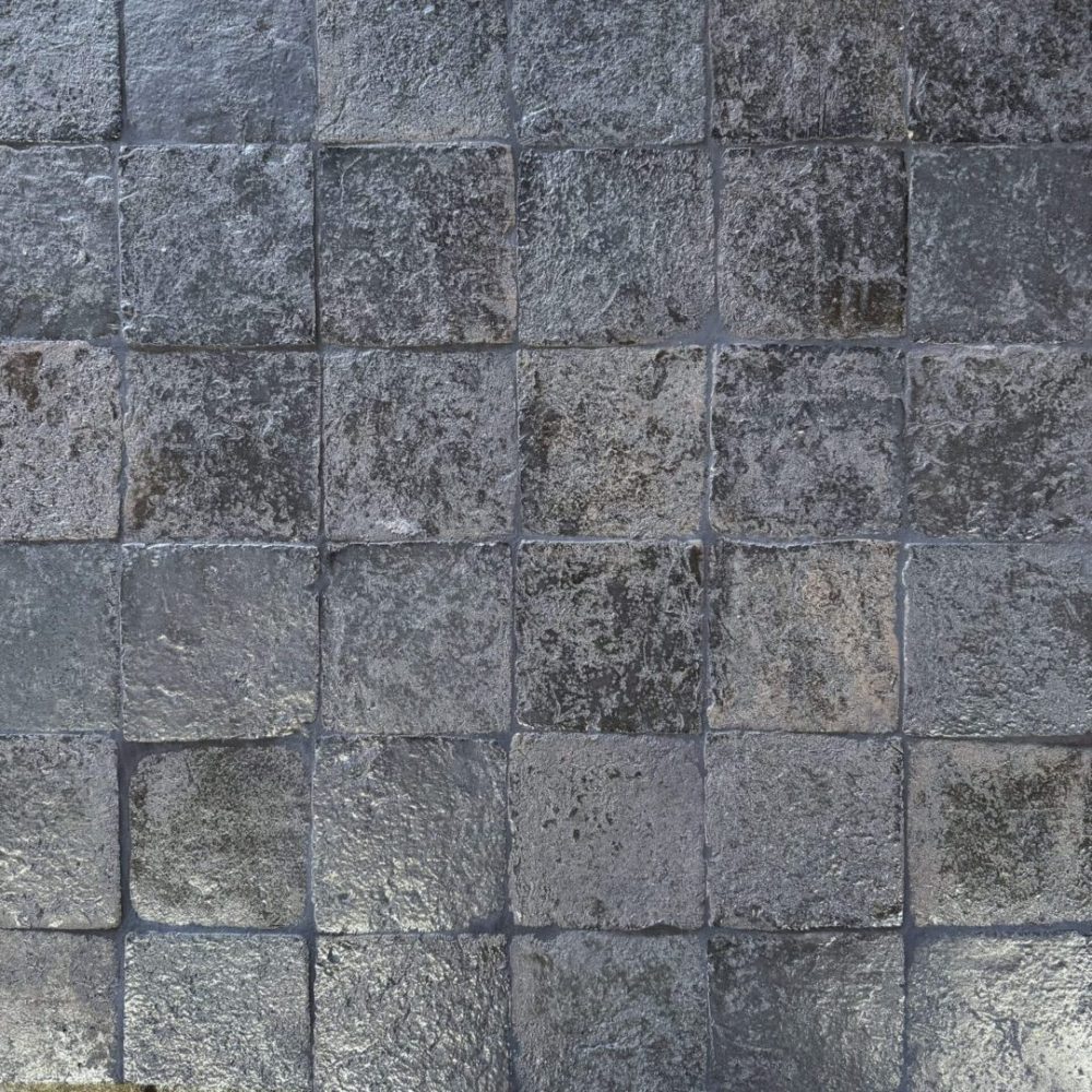 skifferliknande glaserat tegelgolv