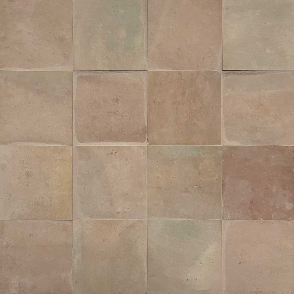 oglaserad zellige med beige fog