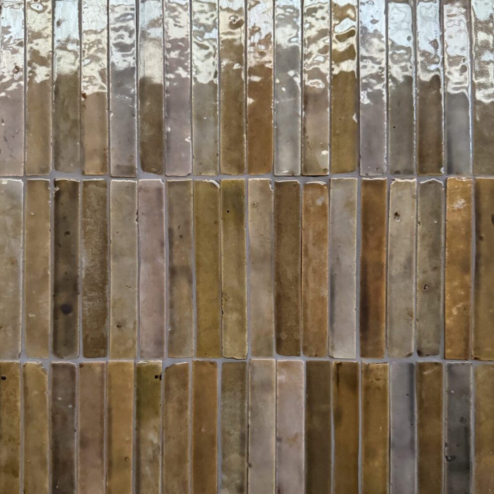 Zellige Pillar Nature med fogfärgen Gråbrun